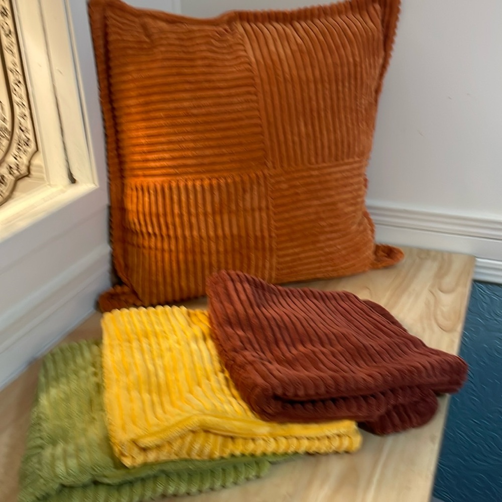 Pillow covers.